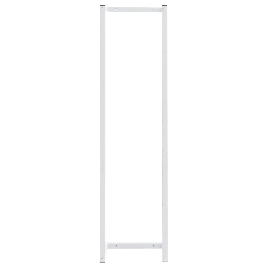 Towel Rack White 25x20x95 cm Steel