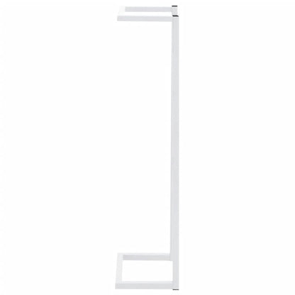 Towel Rack White 25x20x95 cm Steel