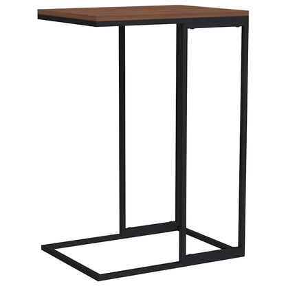 Side Table Black 40x30x59 cm Engineered Wood