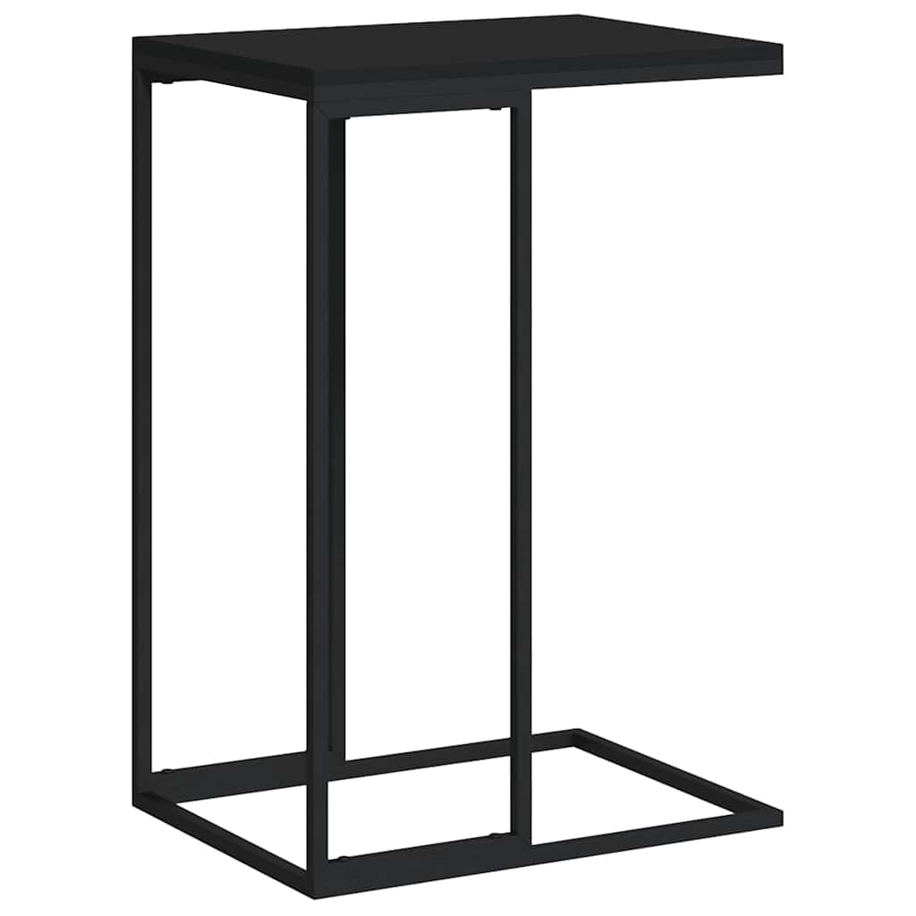 Side Table Black 40x30x59 cm Engineered Wood