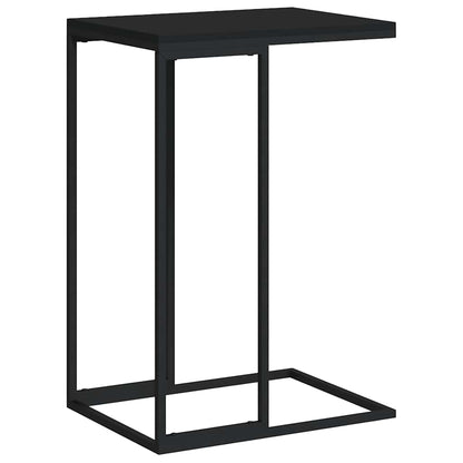 Side Table Black 40x30x59 cm Engineered Wood