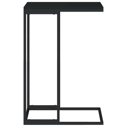 Side Table Black 40x30x59 cm Engineered Wood