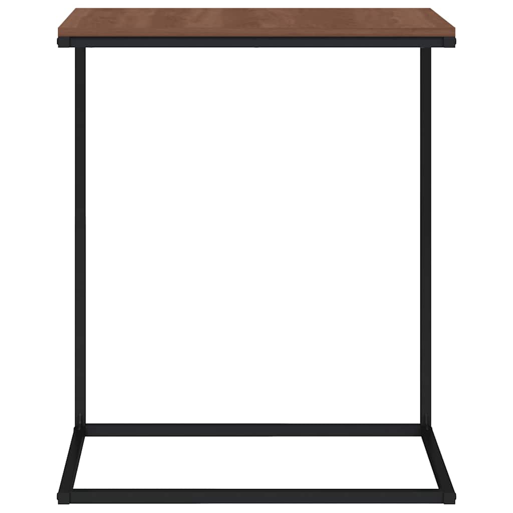 Side Table Black 55x35x66 cm Engineered Wood