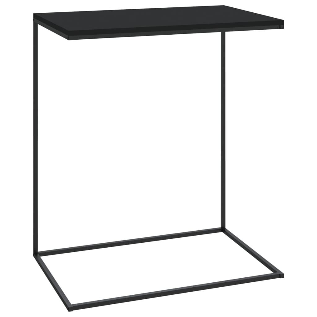 Side Table | Black | Engineered wood, Iron | Durable | Side Table