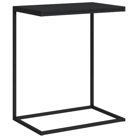 Side Table Black 55x35x66 cm Engineered Wood