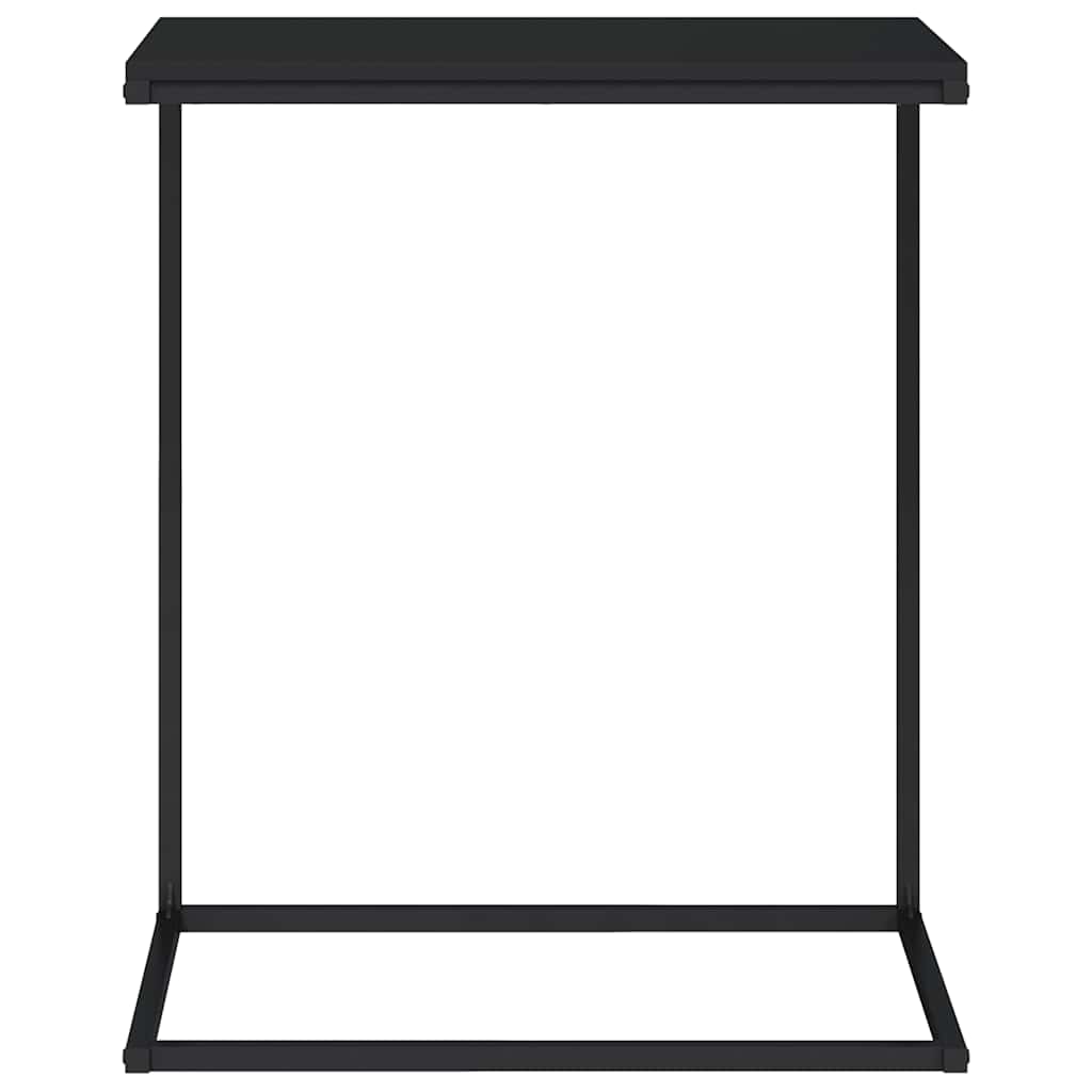 Side Table Black 55x35x66 cm Engineered Wood