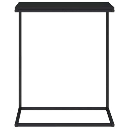 Side Table Black 55x35x66 cm Engineered Wood