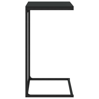 Side Table Black 55x35x66 cm Engineered Wood