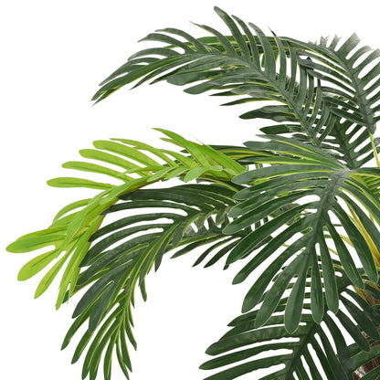 Artificial Cycas Palm with Pot 90 cm Green displayed in a stylish interior setting, perfect for adding a touch of nature indoors.