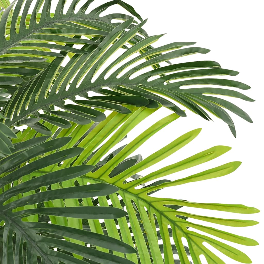 Artificial Cycas Palm with Pot 90 cm Green, displaying its lifelike leaves and realistic detail, perfect for home or office decoration.