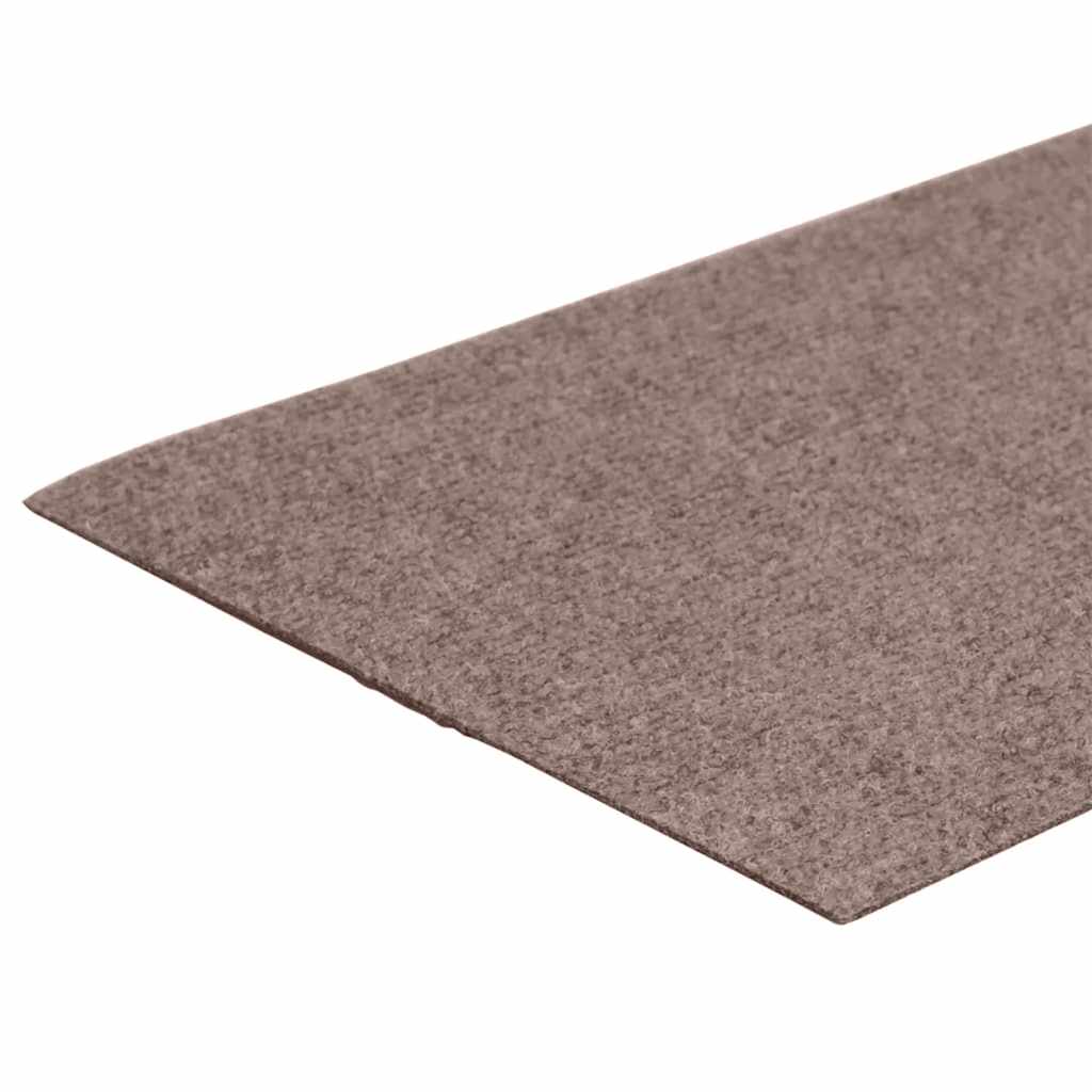 Stair Mats Self-adhesive 15 pcs 60x25 cm Light Brown Rectangular
