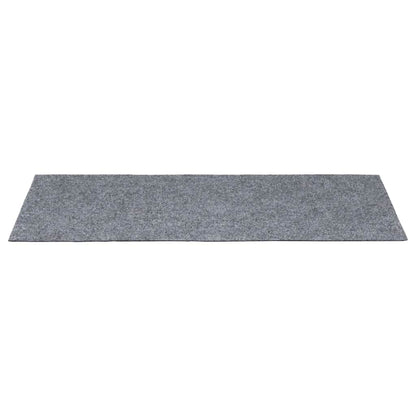 Stair Mats Self-adhesive 15 pcs 60x25 cm Light Grey Rectangular