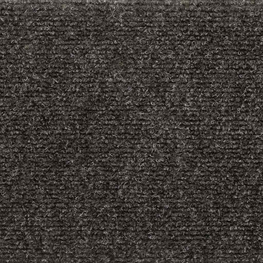 Stair Mats Self-adhesive 15 pcs 60x25 cm Anthracite Rectangular