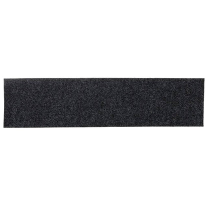 Stair Mats Self-adhesive 15 pcs 76x20 cm Dark Grey Rectangular