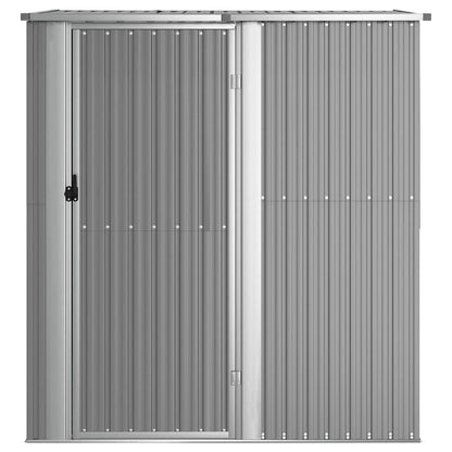 Garden Shed Grey 180.5x97x209.5 cm Galvanised Steel