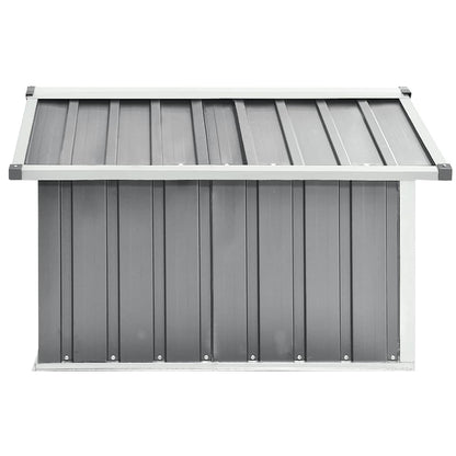 Garden Robot Lawnmower Shed 92x97x63 cm Galvanised Steel Grey
