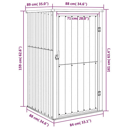 Tool Shed | Anthracite | Galvanised steel, Metal, Plastic | Standard