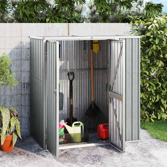 Tool Shed | Grey | Galvanised steel, metal, plastic