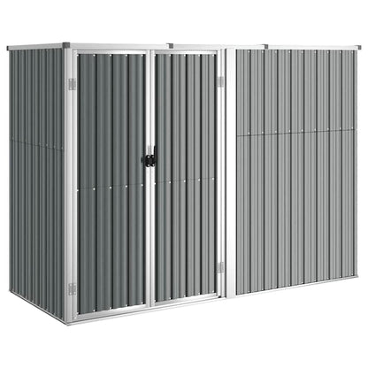 Tool Shed | Grey | Galvanised Steel | Large | Garden Tool Shed