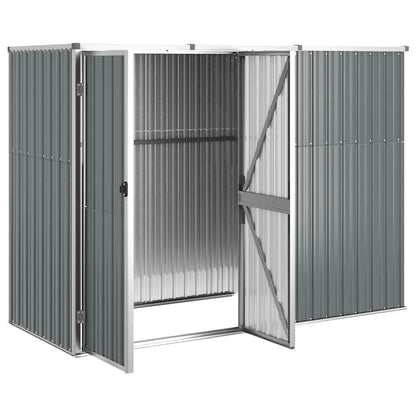 Tool Shed | Grey | Galvanised Steel | Large | Garden Tool Shed