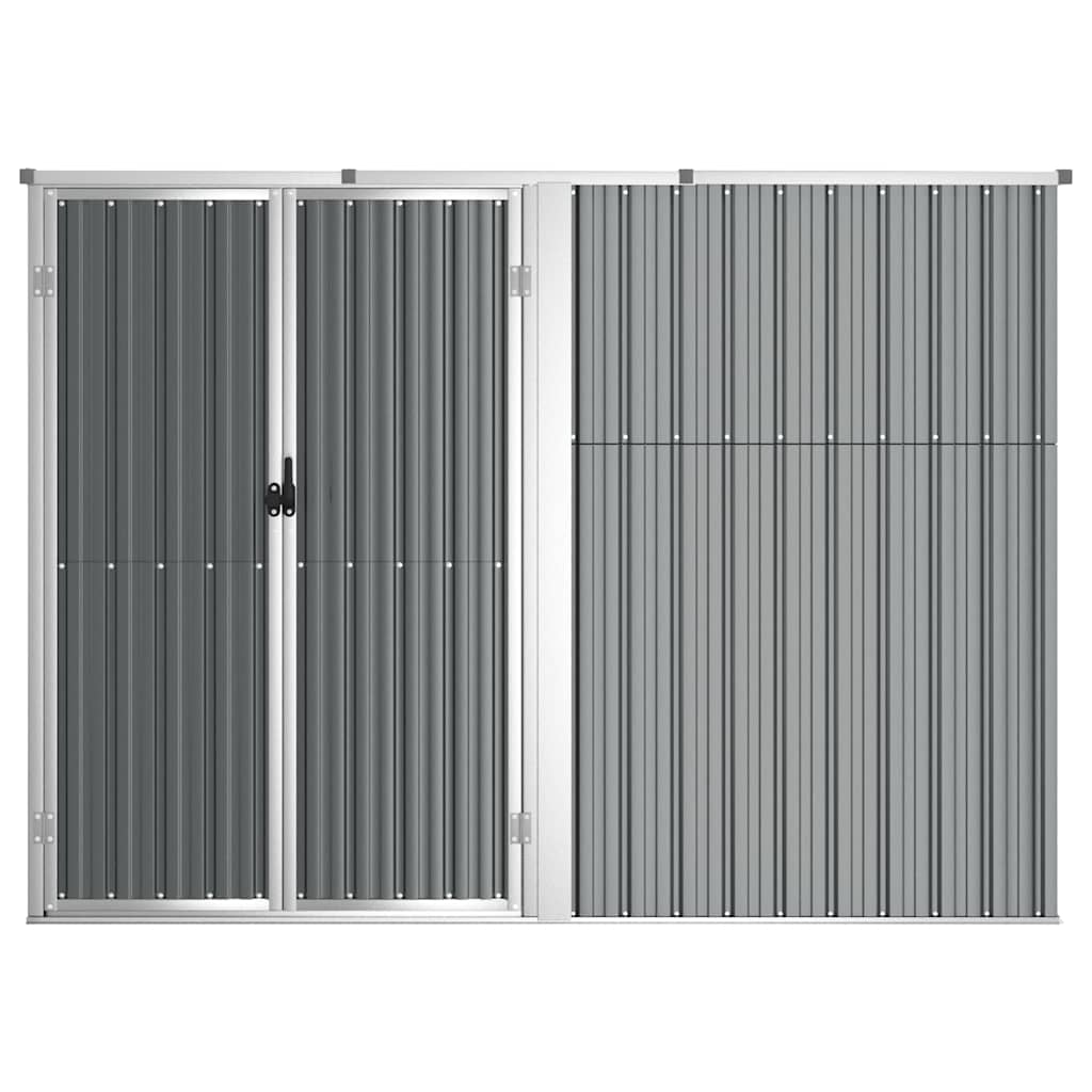 Tool Shed | Grey | Galvanised Steel | Large | Garden Tool Shed