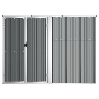Tool Shed | Grey | Galvanised Steel | Large | Garden Tool Shed