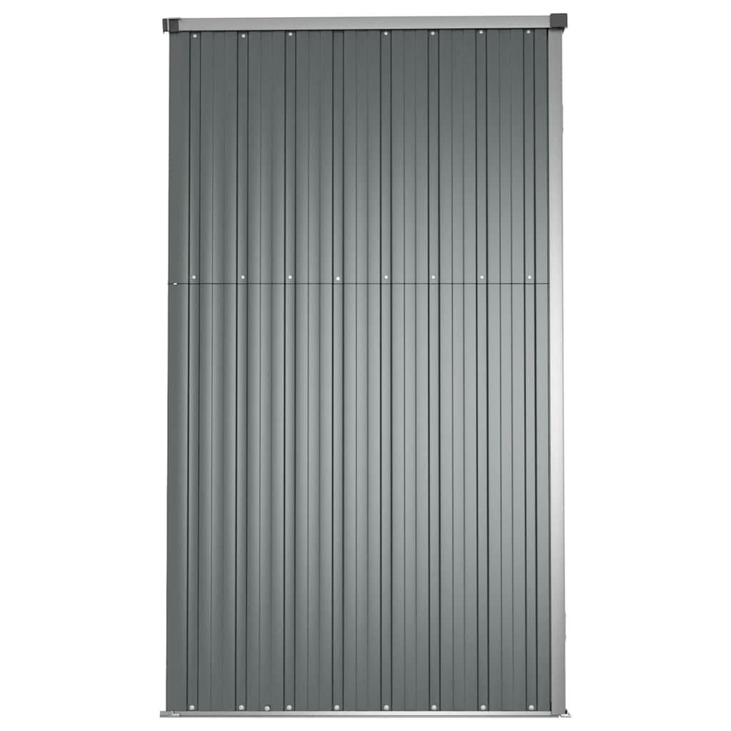 Tool Shed | Grey | Galvanised Steel | Large | Garden Tool Shed