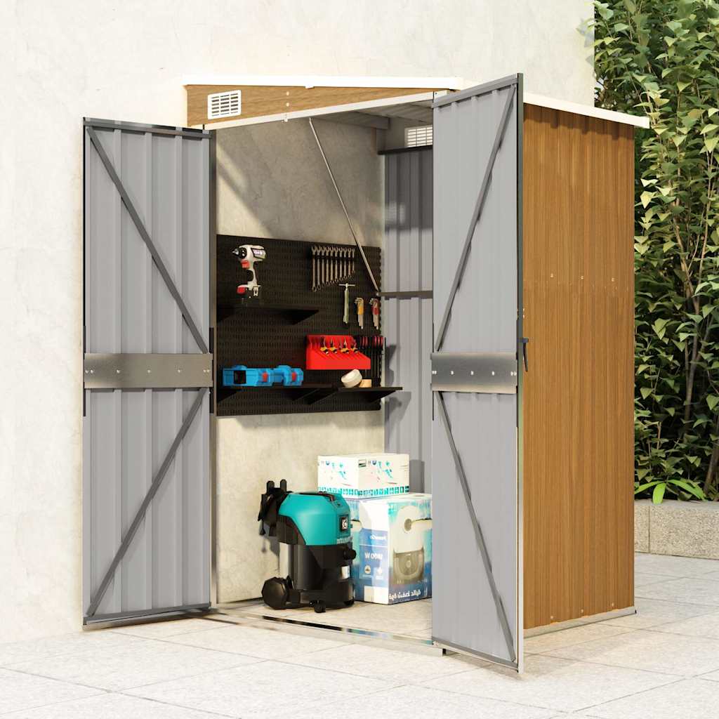 Garden Shed | Brown | Galvanised steel, metal | Medium | Garden Shed