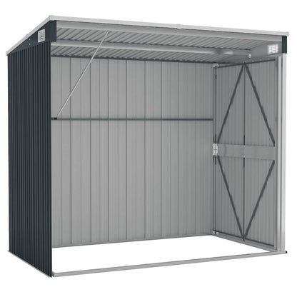 Garden Shed | Anthracite | Galvanised steel | 118x194x178 cm