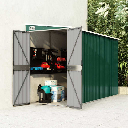 Garden Shed | Green | Galvanised steel, metal | Large | Garden Shed