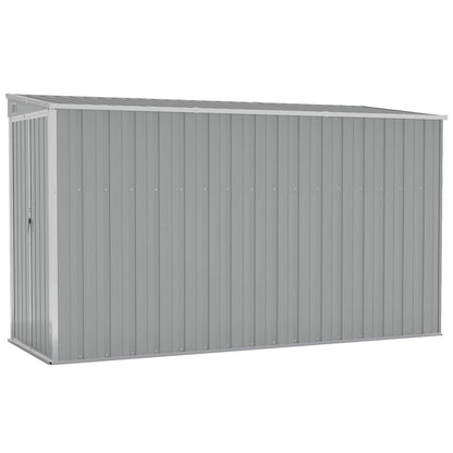 Garden Shed | Grey | Galvanised Steel | Large | Garden Shed | Rectangular