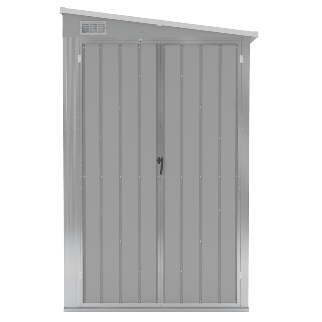 Garden Shed | Grey | Galvanised Steel | Large | Garden Shed | Rectangular