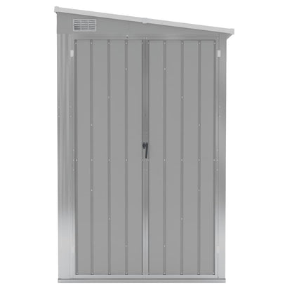Garden Shed | Grey | Galvanised Steel | Large | Garden Shed | Rectangular