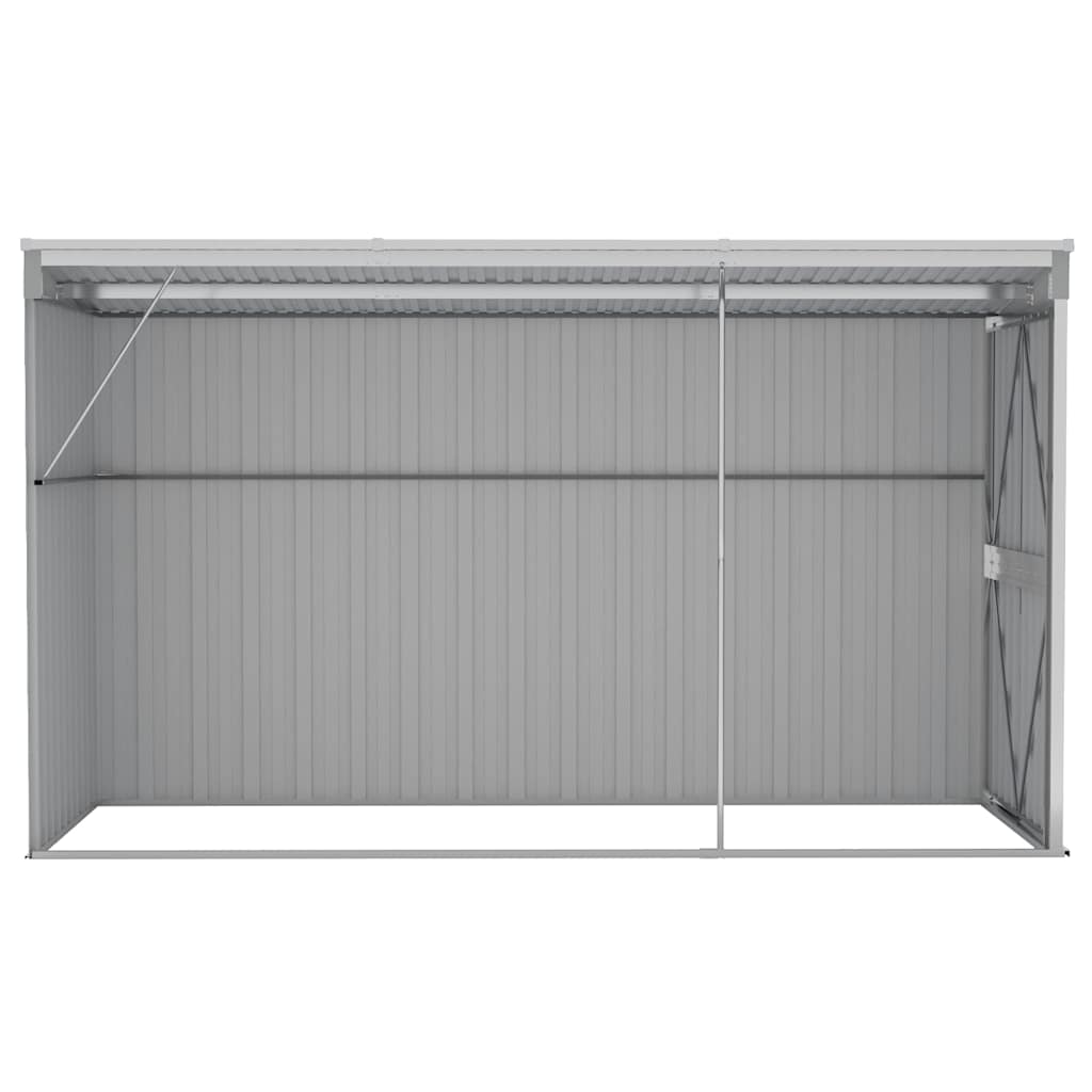 Garden Shed | Grey | Galvanised Steel | Large | Garden Shed | Rectangular