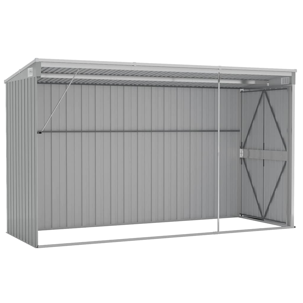 Garden Shed | Grey | Galvanised Steel | Large | Garden Shed | Rectangular