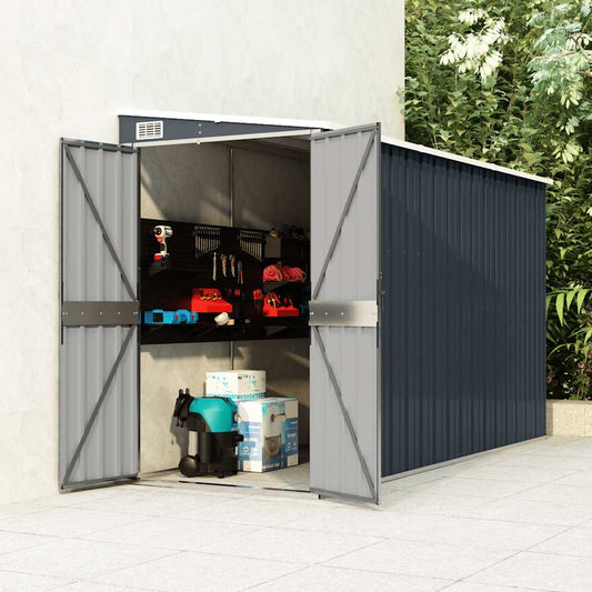 Garden Shed | Anthracite | Galvanised steel, metal | Medium | Garden Shed