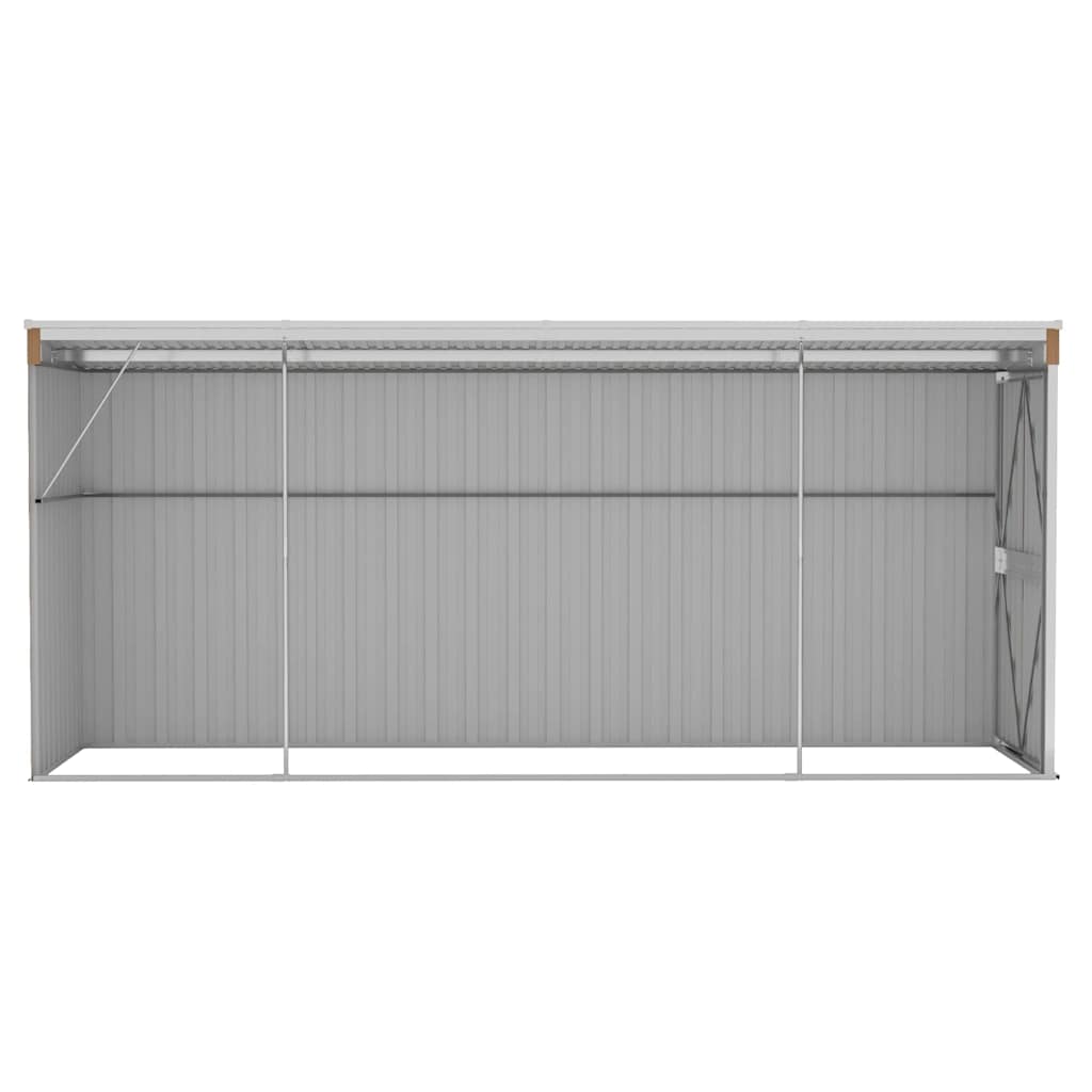 Garden Shed | Wood Look Brown | Galvanised steel | Large | Garden Shed