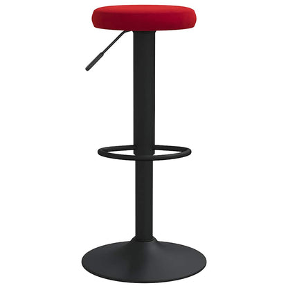 Bar Stools 2 pcs Wine Red Velvet