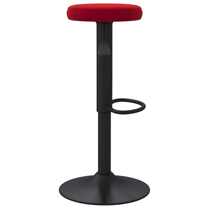 Bar Stools 2 pcs Wine Red Velvet