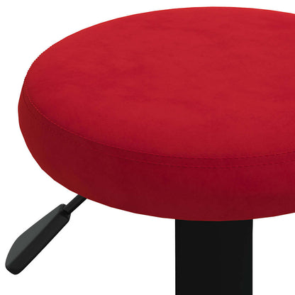 Bar Stools 2 pcs Wine Red Velvet