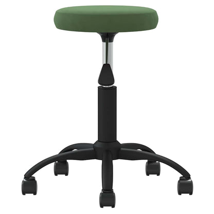 Office Swivel Chair Dark Green Velvet