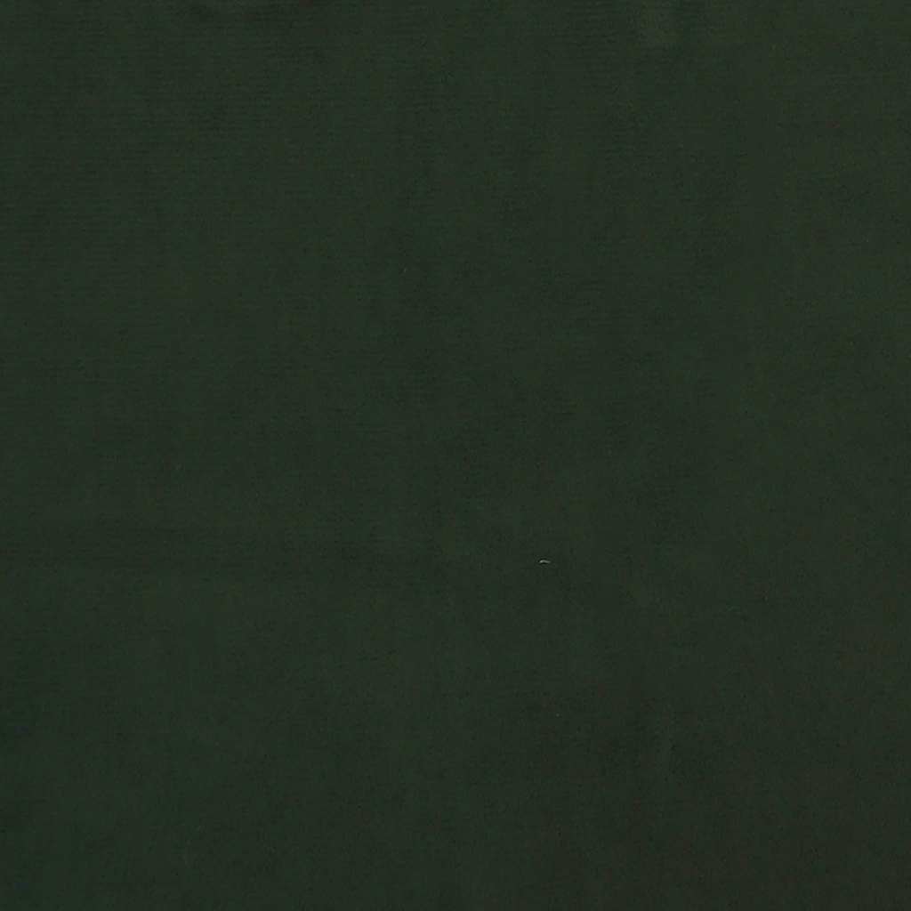 Bar Stools 2 pcs Dark Green Velvet