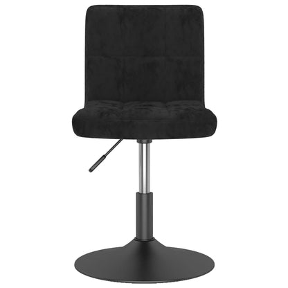 Swivel Bar Stool Black Velvet