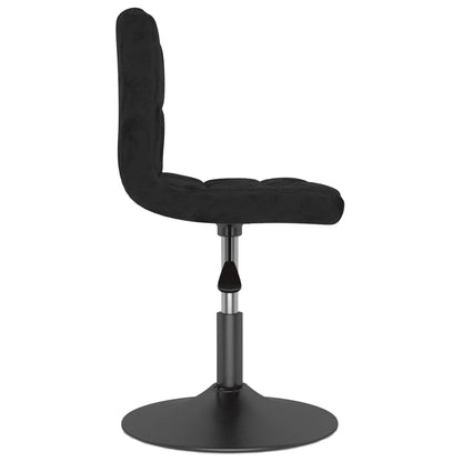 Swivel Bar Stool Black Velvet