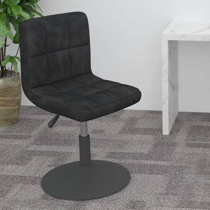 Swivel Bar Stool Black Velvet