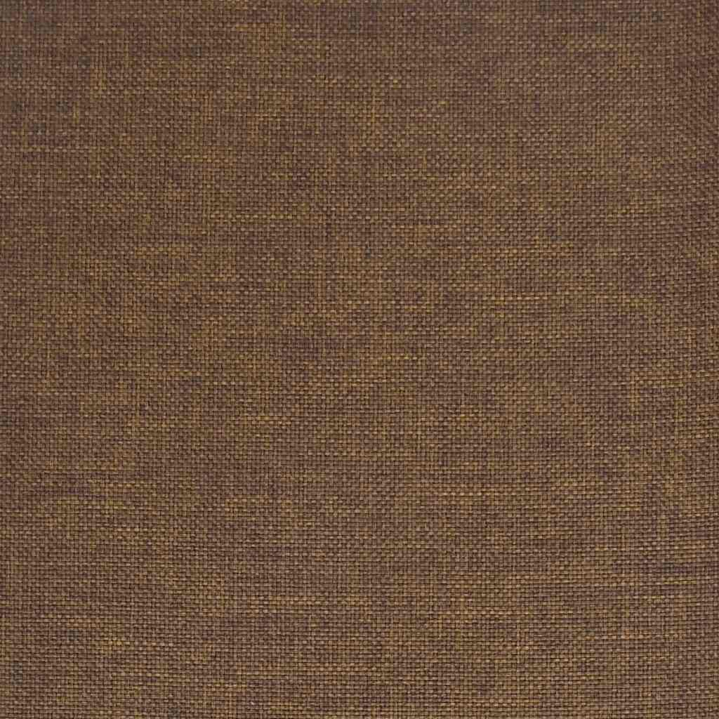 Swivel Office Chair Brown Fabric