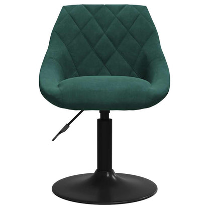 Bar Stool Dark Green Velvet