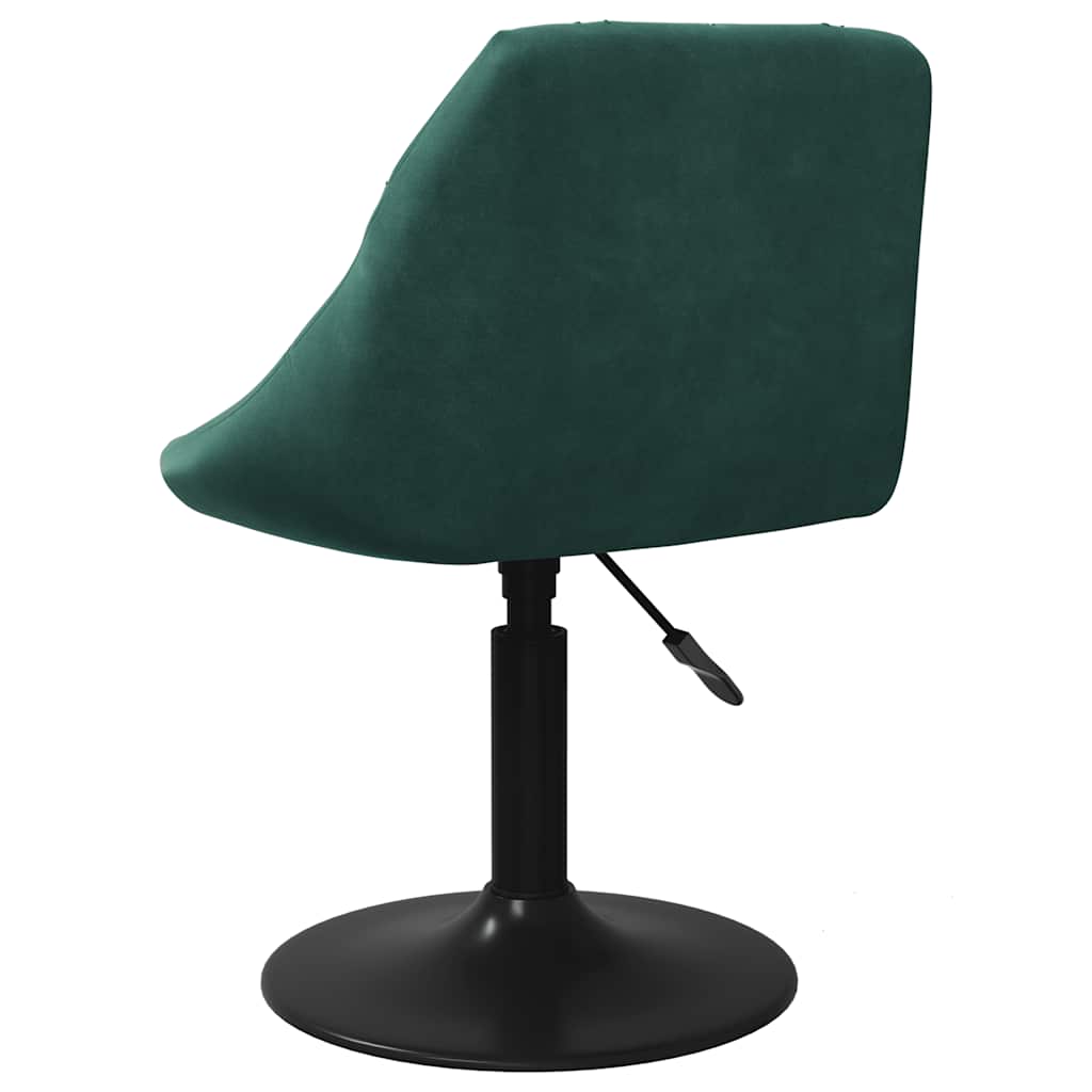 Bar Stool Dark Green Velvet