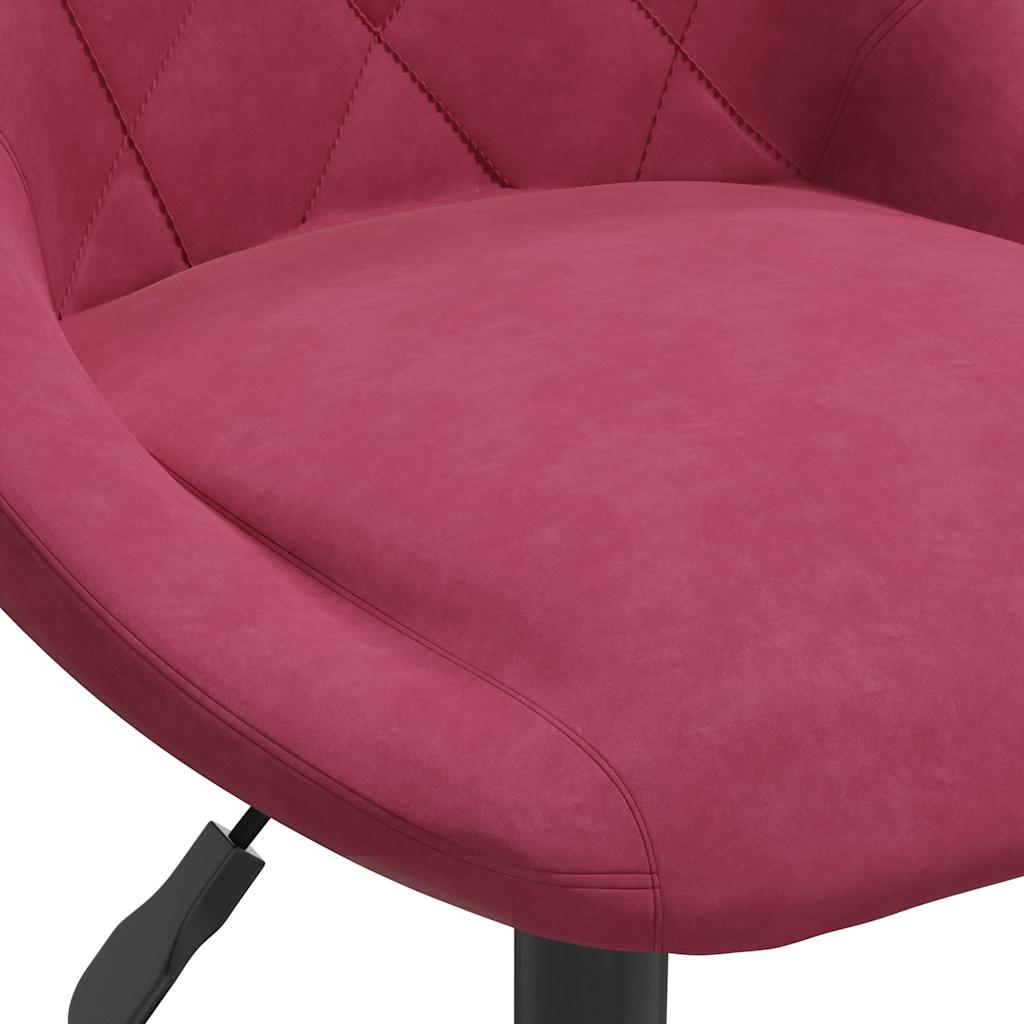 Bar Stool Wine Red Velvet
