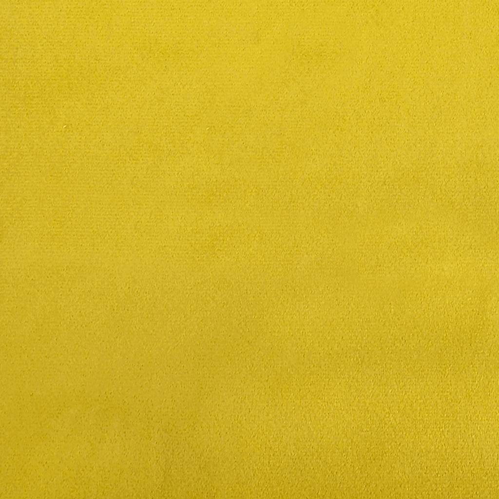 Swivel Dining Chairs 2 pcs Mustard Yellow Velvet